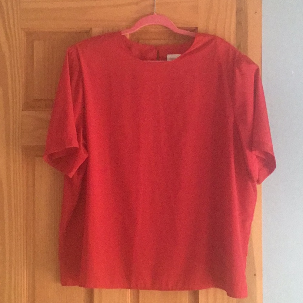 Women’s red blouse